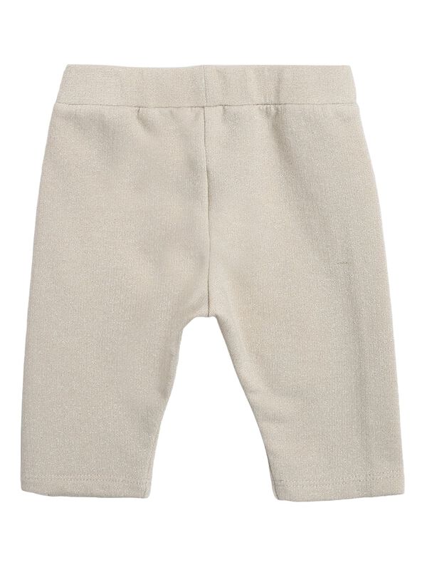 Girls Light Natural Long Knitted Trouser image number 1
